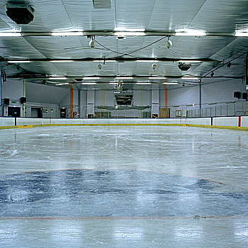 对称,构图,室内,冰,滑冰场,长,展示,允许,人造,曝光过度,图像,自然,建筑,特写,林肯郡,英国,2006年