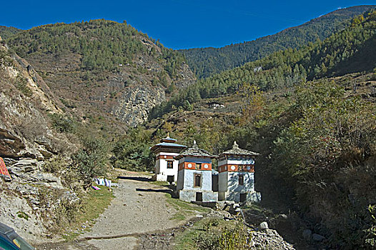 风景,不丹,十一月,2007年