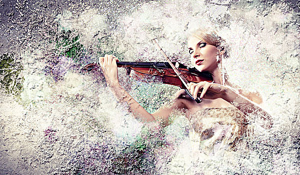 美女,女人,演奏,小提琴