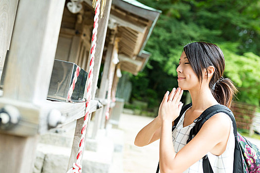 女人,愿望,日本寺庙