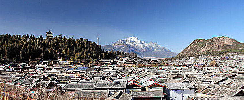 丽江与雪山