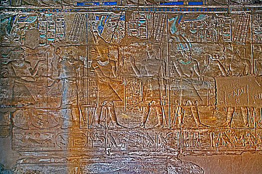 象形文字,寺庙,卡尔纳克神庙,现代,白天,路克索神庙,古老,底比斯,埃及