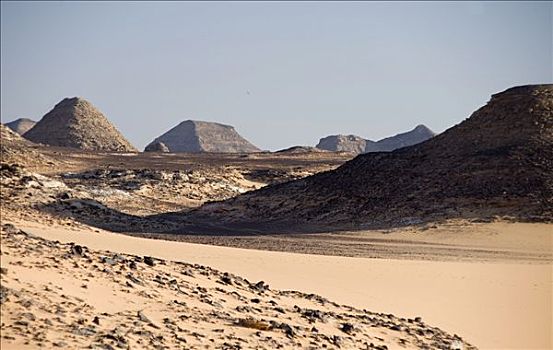 沙漠,石头,风景,纳赛尔湖,埃及,非洲