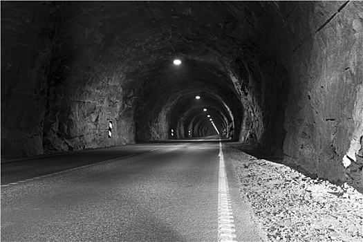 隧道,汽车,挪威,欧洲