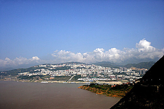 重庆巫山县与巫山港