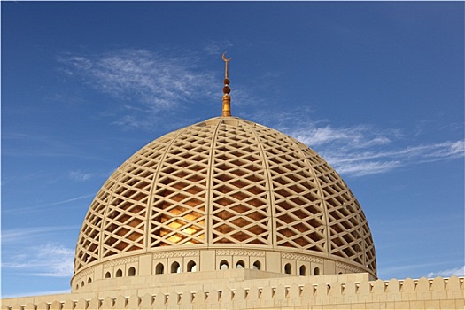 苏丹,卡布斯,大清真寺,马斯喀特,阿曼