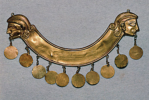 黄金,胸饰,埃伊那岛,财富,公元前17世纪,艺术家,未知