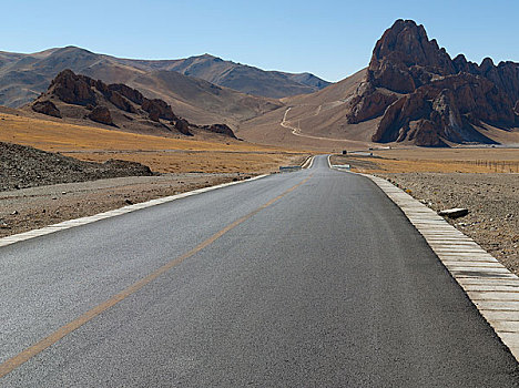 高原上的公路