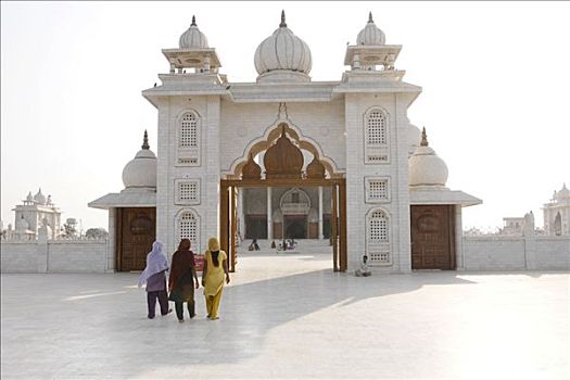 建造,庙宇,靠近,拉贾斯坦邦,北印度,亚洲