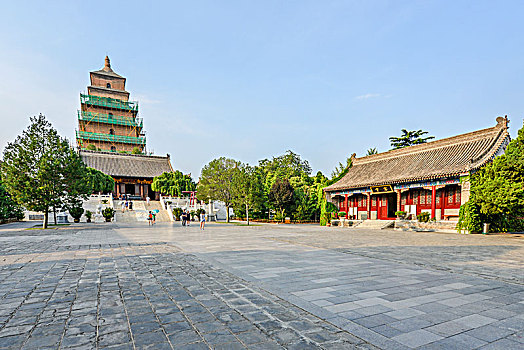 西安大雁塔,大慈恩寺景观