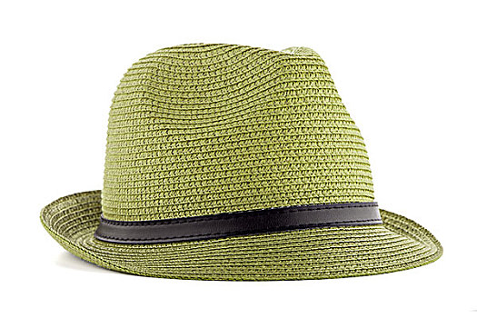 绿色,草帽