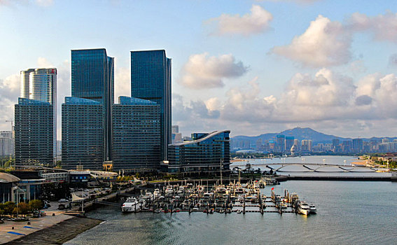 山东日照,泻湖美景