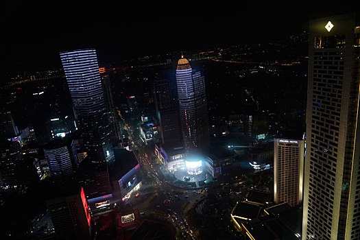 南京一角夜景