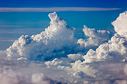 航拍,云,空中,菲律宾