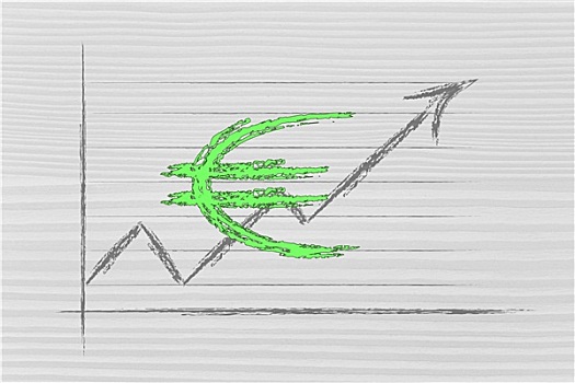 证券交易所,图表,欧元,象征