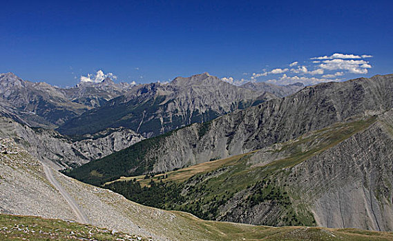 风景,上阿尔卑斯省,阿尔卑斯山西部,法国,欧洲