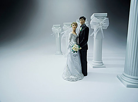 婚礼,小雕像