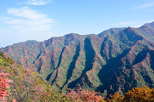 秦岭的秋