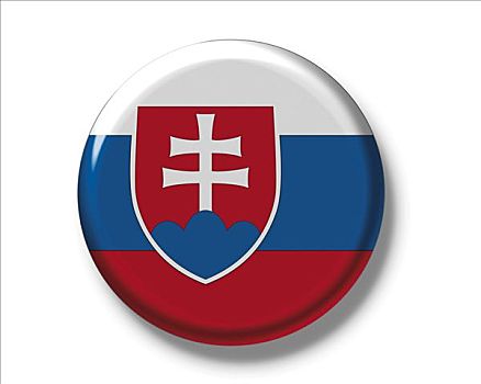 扣,旗帜,斯洛伐克