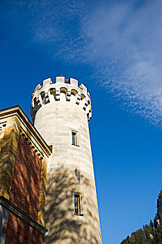 德国南部菲森,fussen,旧天鹅堡,schloss,hohenschwangau