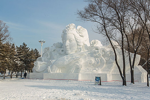 太阳岛雪雕