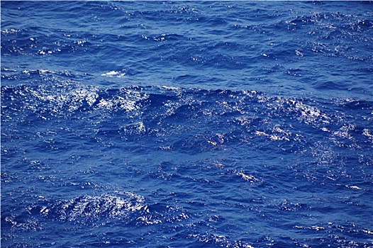 蓝色海洋,水