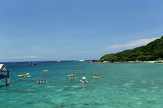 三亚蜈支洲岛的海滩