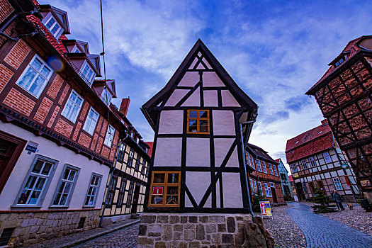 德国奎德林堡木结构建筑群中世纪文化遗产