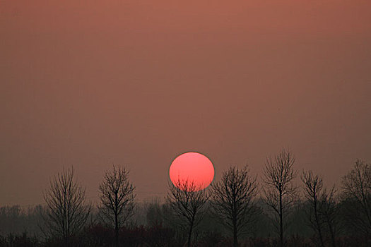 太阳落山