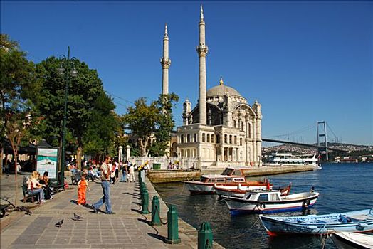 清真寺,博斯普鲁斯海峡,伊斯坦布尔,土耳其
