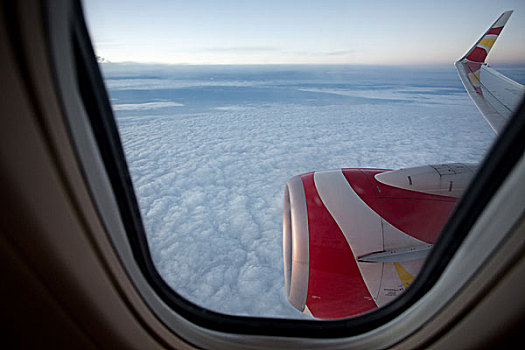 高空飞行,空中美景