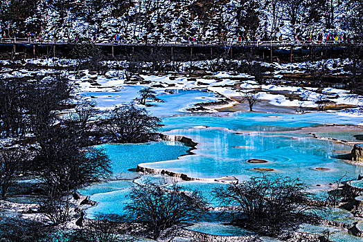 四川黄龙风景