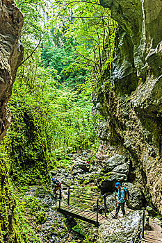 法国,比利牛斯山脉,巴斯克,峡谷