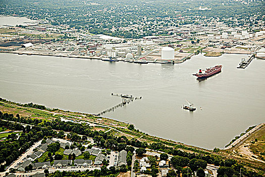 船,港口,纽波特,罗德岛,美国
