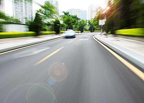 道路,动感