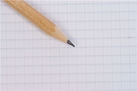 空,笔记本,铅笔,隔绝,白色背景,背景