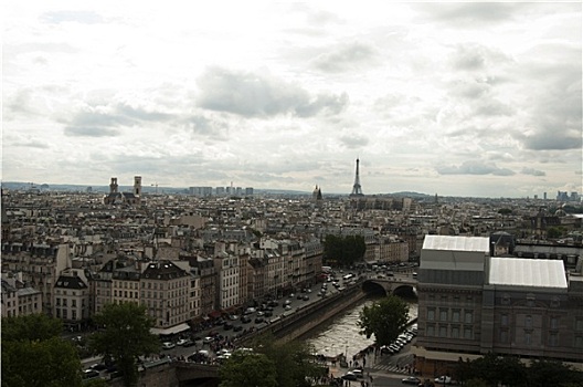 风景,大教堂,巴黎
