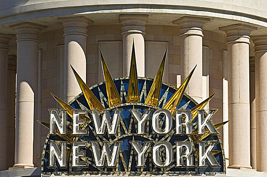 纽约,纽约酒店,赌场,标识,乐园,拉斯维加斯,内华达,美国