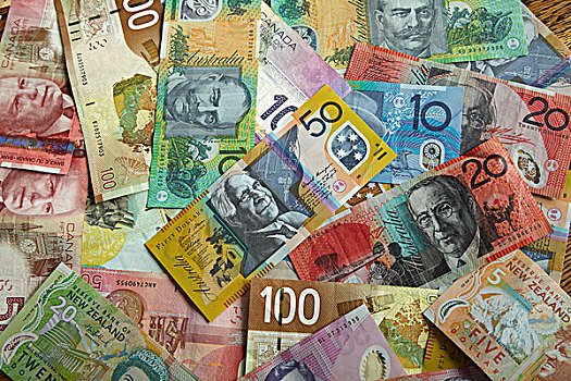 外币,澳大利亚,加拿大,新西兰,美元