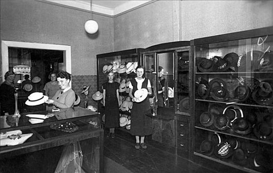 几个,女人,店,历史,照片,20年代