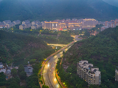 济南历阳大街夜景