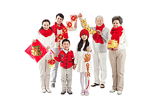 东方大家庭祝贺新年春节
