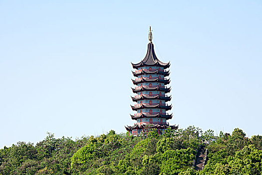 杭州,东方文化园,三江宝塔