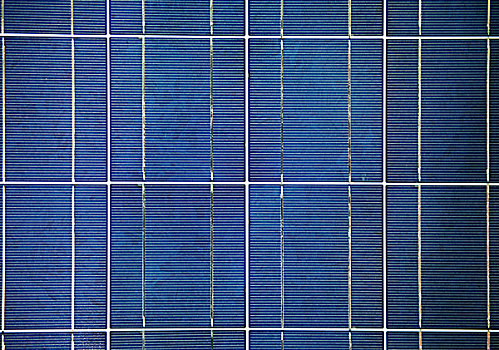 特写,太阳能电池板