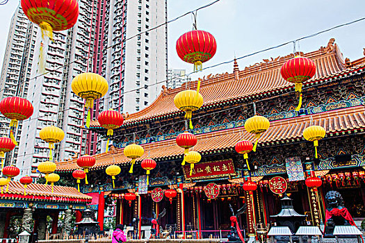 中国,香港,九龙,黃大仙祠