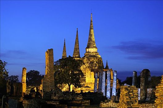 寺院,庙宇,世界遗产,素可泰,泰国,亚洲