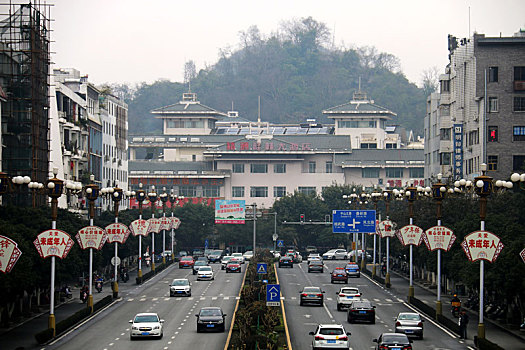 城市街道街景