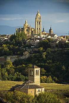 塞戈维亚,大教堂,塞戈维亚省,卡斯蒂利亚,西班牙