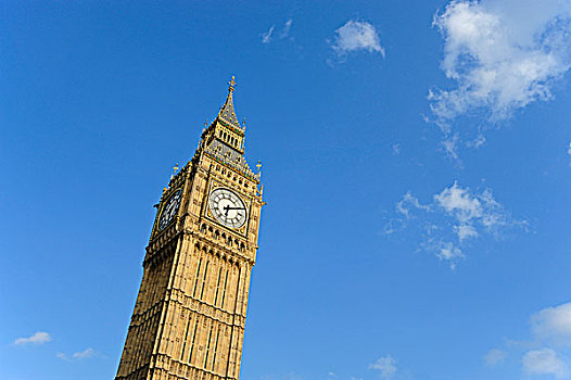 大本钟,塔,威斯敏斯特宫,议会大厦,联合国文化遗产,伦敦,英格兰,英国,欧洲