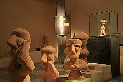 小雕像,展示,博物馆,世界,以色列